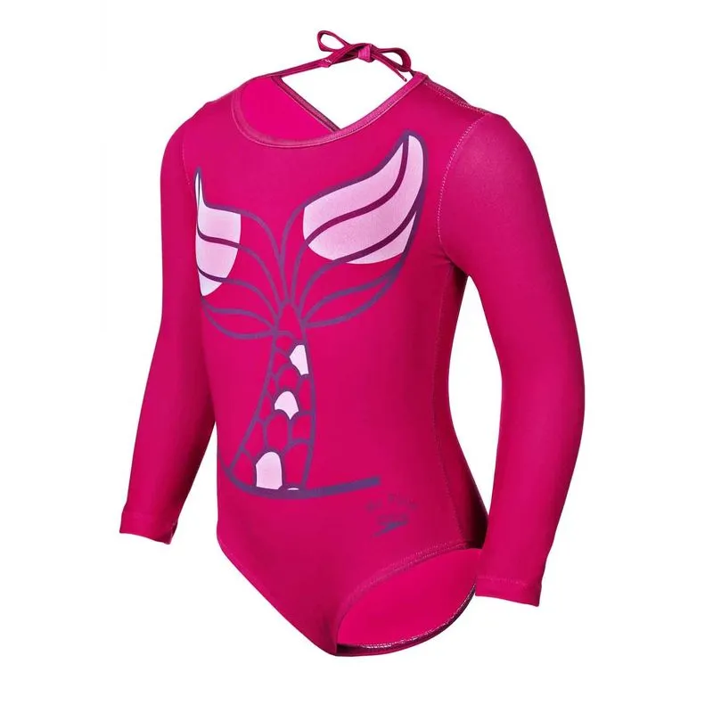 Maiô infantil Manga Longa Mermaid Tail - SHOCK 12M
