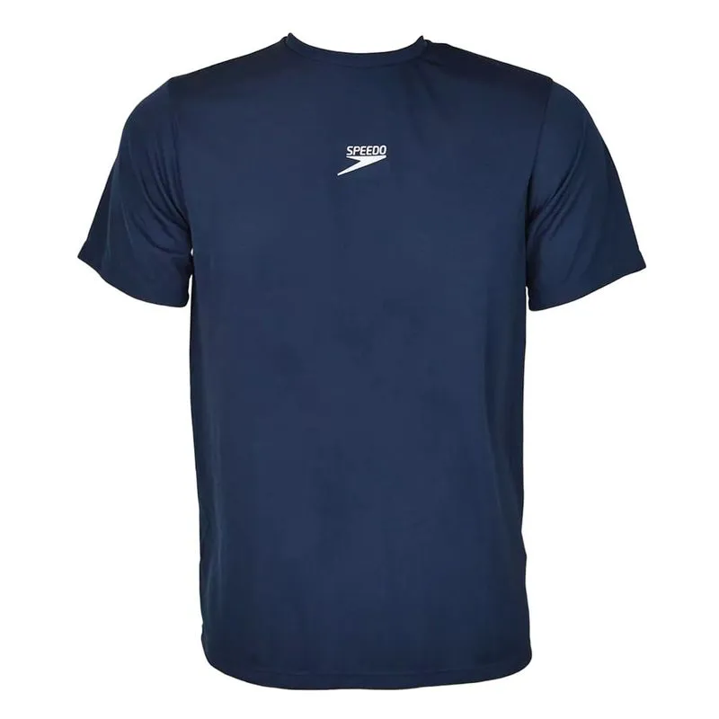 Camiseta Speedo Essential Interlock Masculina 071796-091 P / Azul Marinho
