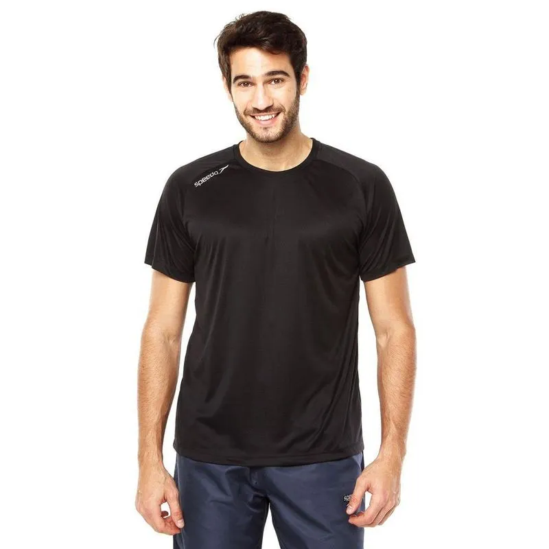 Camiseta Dry Fit Speedo Masculina Reglan Basic Leve Conforto P / preto