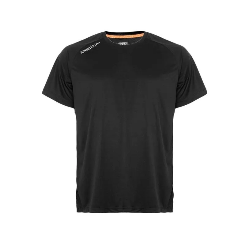 Camiseta Dry Fit Speedo Masculina Reglan Basic Leve Conforto EGG / preto