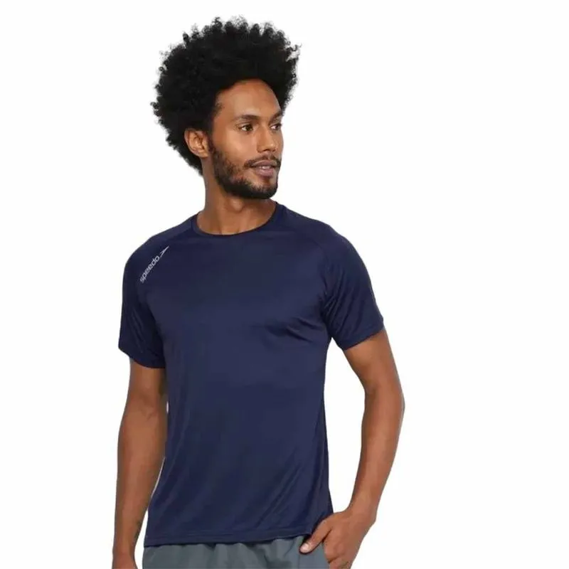 Camiseta Speedo Raglan Essential Masculina 071797-091 GG / Azul Marinho