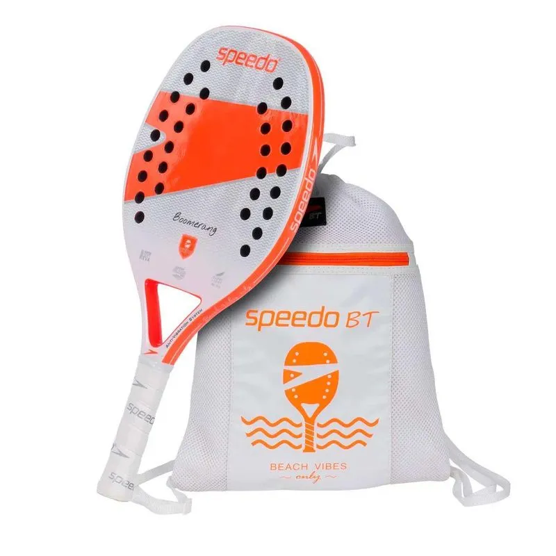 Raquete Beach Tennis Boomerang Glass Fiber + Beach Bag