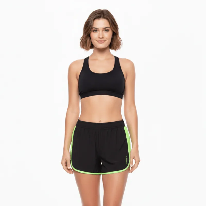 Short Curto Recorte Lateral - PRETO GG