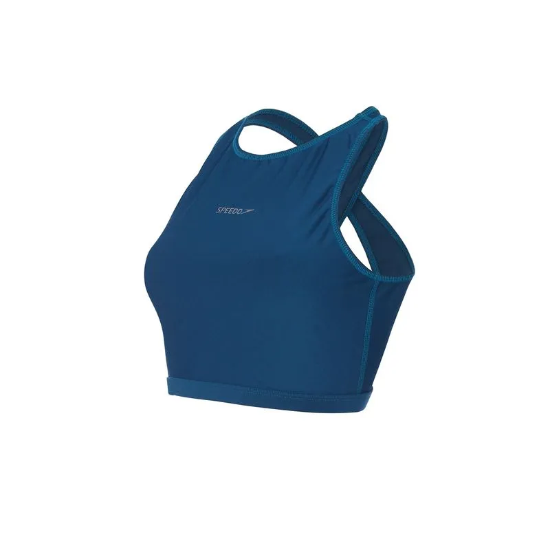 Top para atividade físicas alongado Harmony - AZUL PETROLEO M