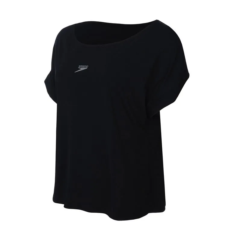 Camiseta ECO gola canoa e manga japonesa - PRETO GG