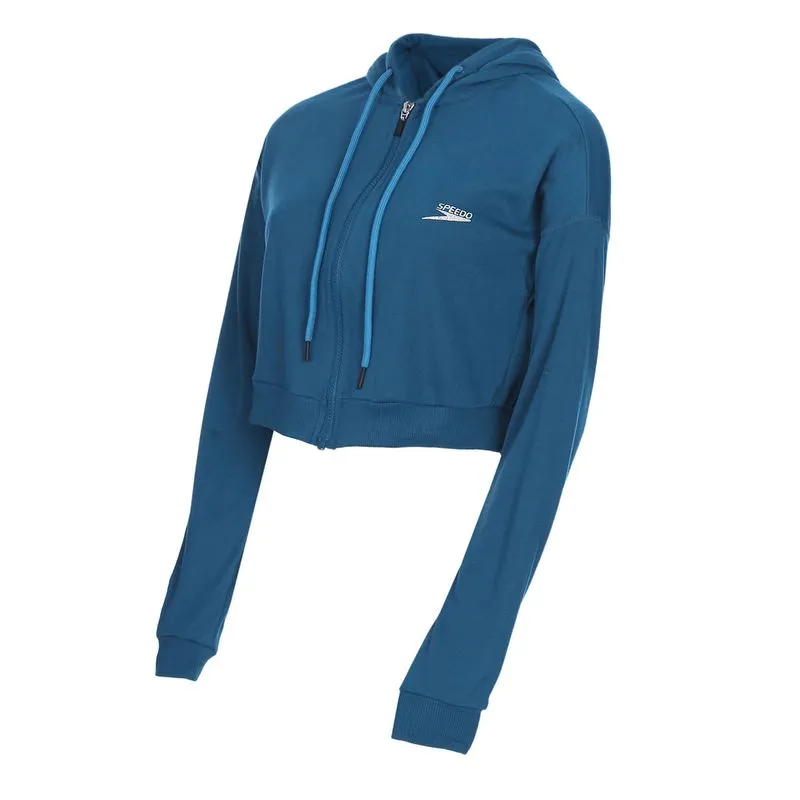 Jaqueta Feminina Cropped Harmony - AZUL PETROLEO GG2