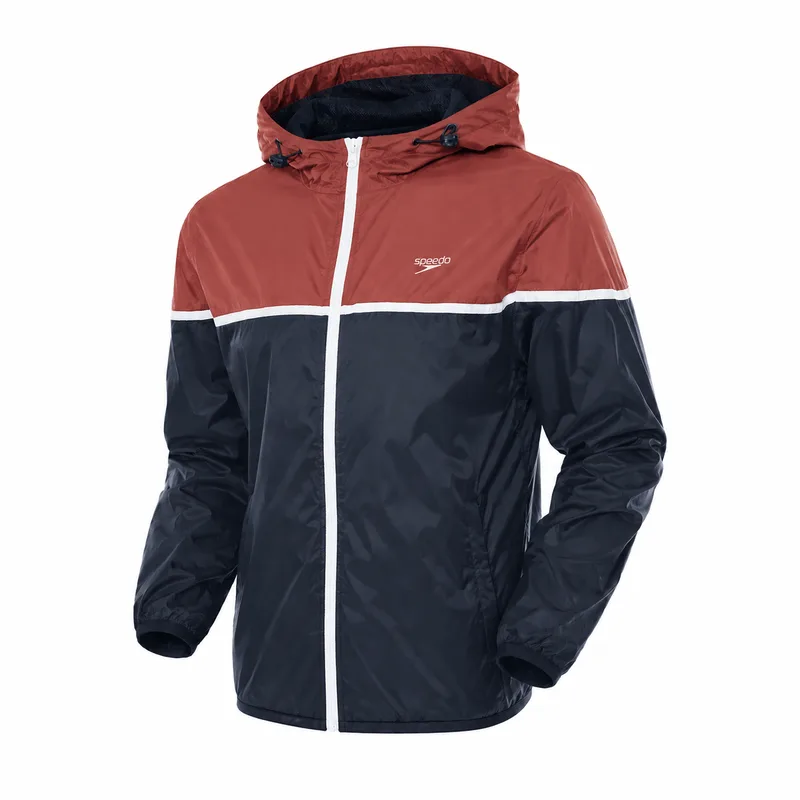 Jaqueta Corta Vento Fluity Feminina - AZUL NAUTICO VERMELHO TERRA P