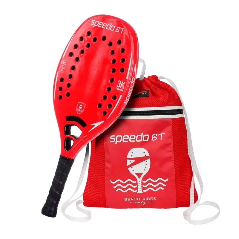 Raquete Red Beach Tennis 3K + Beach Bag - RED ÚNICO