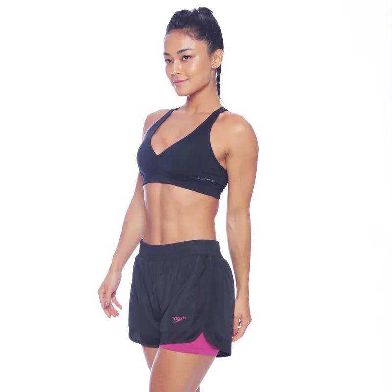 Short Neon Feminino - PRETO ORQUÍDEA P