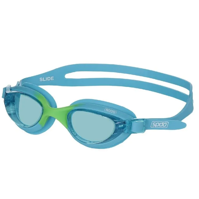Óculos De Natação Speedo Slide - Azul Caribe Azul Azul