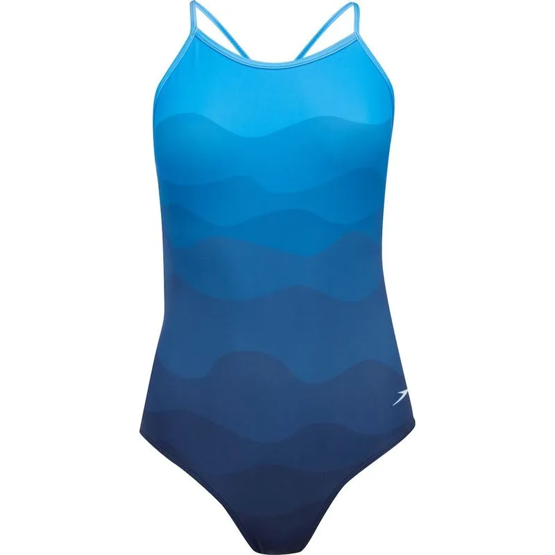 Maiô Speedo New Cross Waves - Adulto