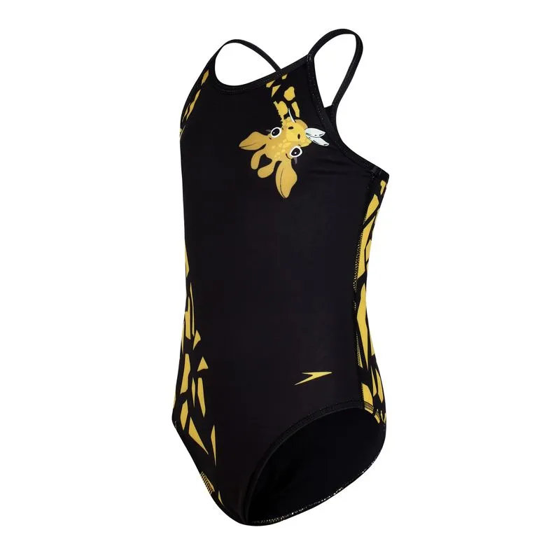 Maiô Infantil Alça fina Giraffe - PRETO 4