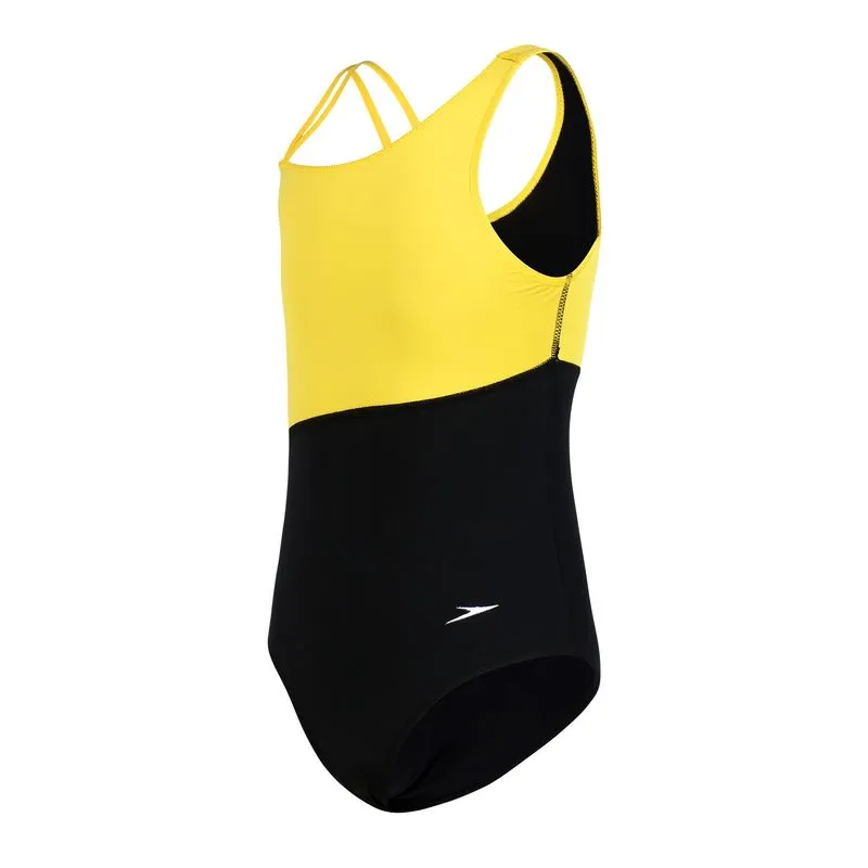Maiô Body Assimétrico Juvenil - AMARELO PRETO 14