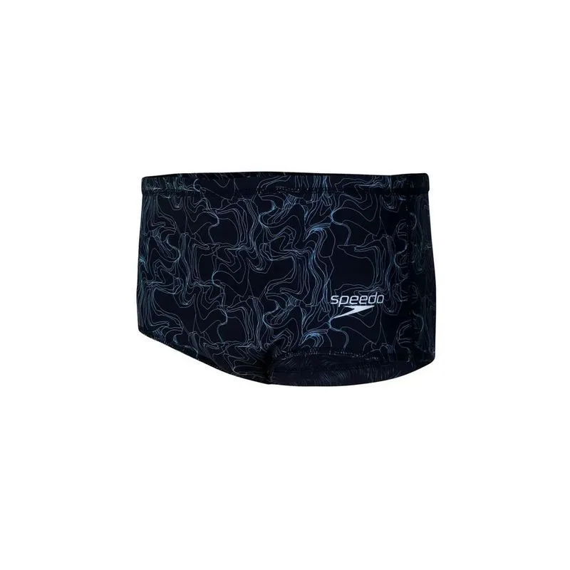 Sunga Speedo Masculina Lateral Larga Nikkie 019805 Piscina Preto/cinza G