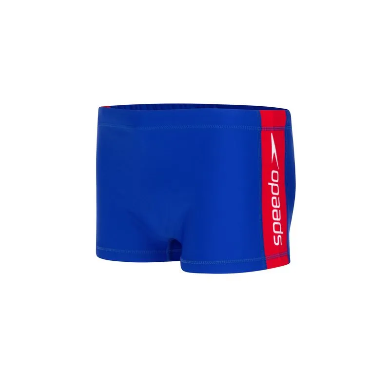 Sunga Masculina Boxer Estampa Lateral - VERMELHO AZUL BIC G