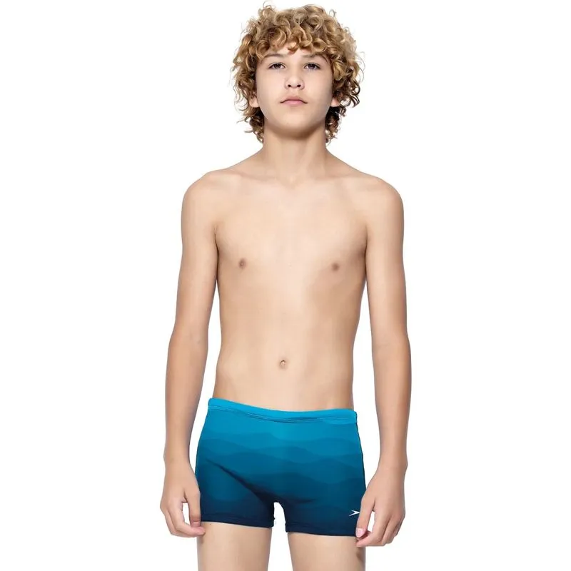 Sunga Boxer Speedo Waves Infantil - Marinho 14
