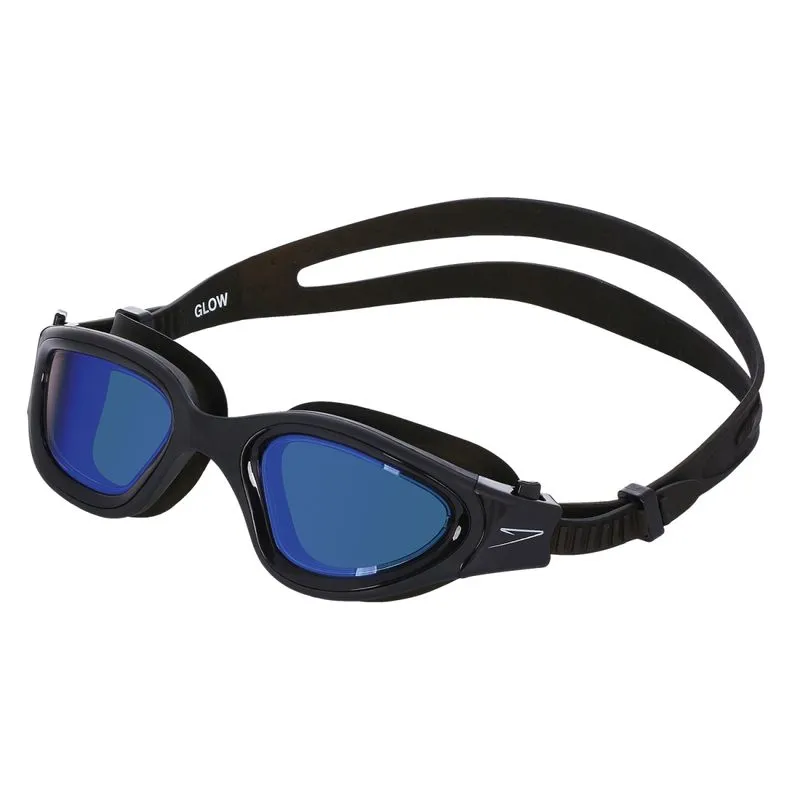 Óculos de natação Glow - BLACK GOLD REVO BLUE ÚNICO