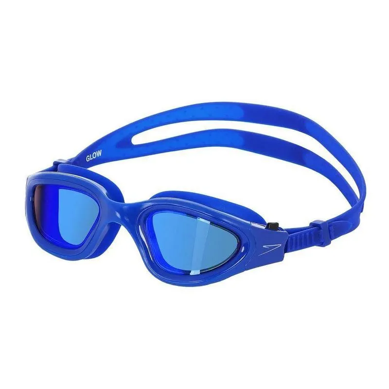 Óculos De Natação Lente Espelhada águas Abertas Glow Speedo Cor Azul-azul