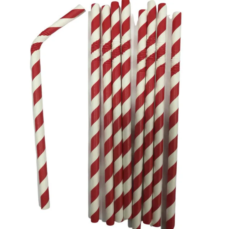 Canudo Biodegradável Flexível Embalado 6x220mm 100 Un