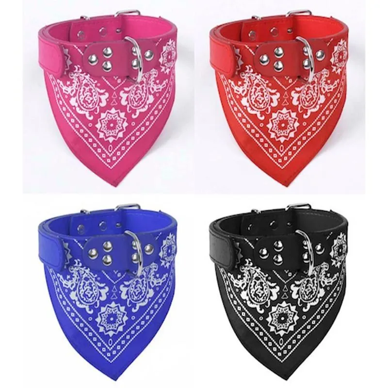 4 Coleiras Pet com Bandana 30cm