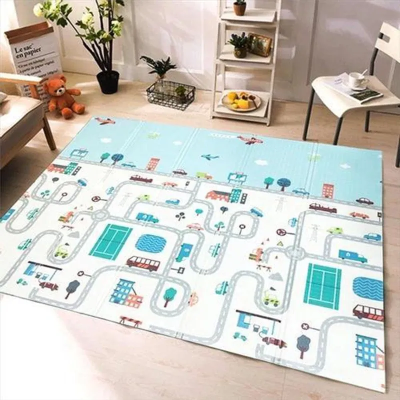Tapete Tatame Dobrável De Atividades Infantil 1.5x2m