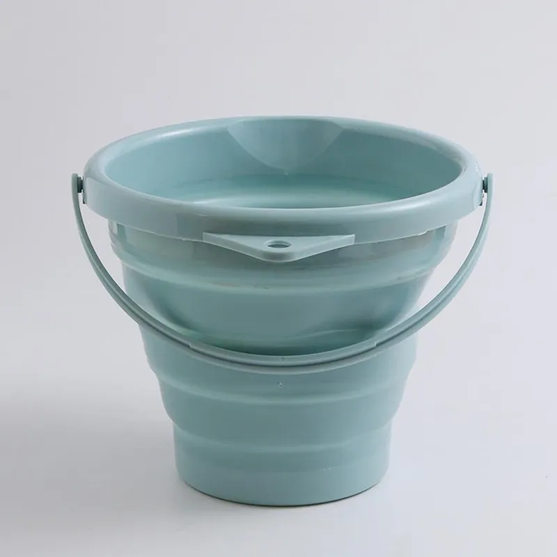 Bacia Dobrável 7 Litros Retrátil - Azul