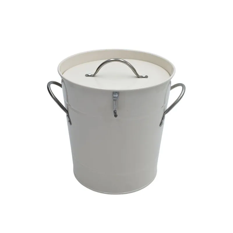 Balde De Gelo Aço Inox Com Pá E Tampa - Cloud Cream
