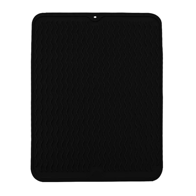Tapete De Silicone Multiuso Para Cozinha 40X30Cm - Preto