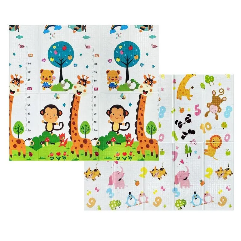 Tapete Tatame Bebê Dobrável Emborrachado 1cm - Macaquinho
