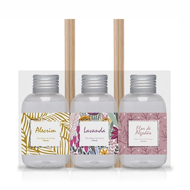 Kit Difusor de Aromas com 3 Pecas Le Bazaar 120ml