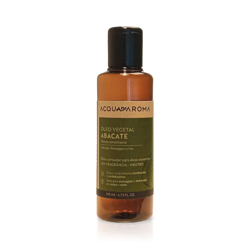 Óleo Vegetal Aromaterapia 140mL Abacate Abacate