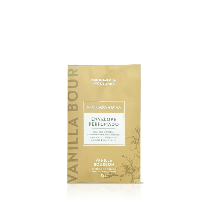 Envelope Perfumado Dia a Dia 12g Vanilla Bourbon Vanilla Bourbon