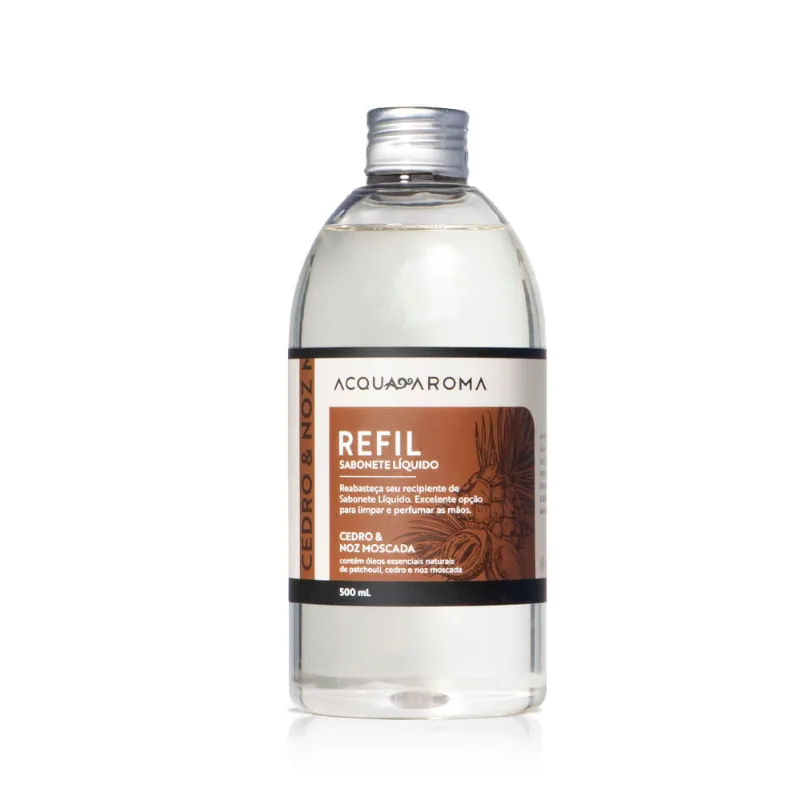 Sabonete Líquido Dia a Dia Refil 500ml Cedro e Noz Moscada Cedro e Noz Moscada