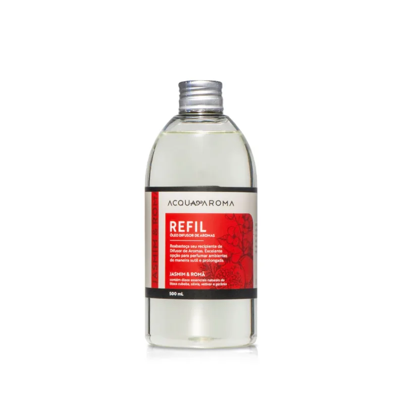 Difusor Varetas Dia a Dia Refil 500ml Jasmim e Romã Jasmim e Romã