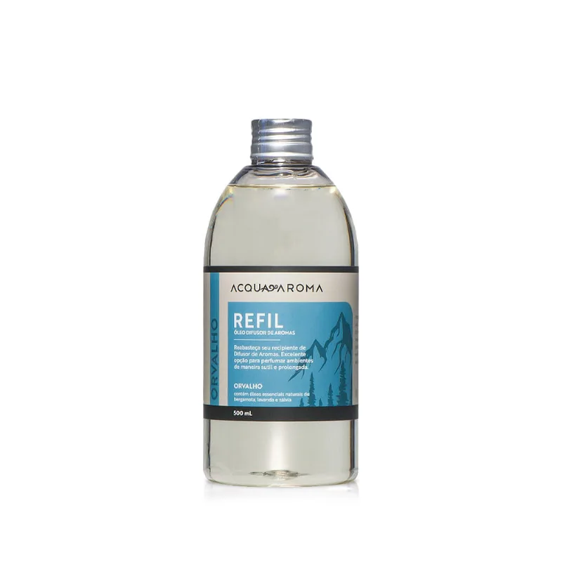 Difusor Varetas Dia a Dia Refil 500ml Orvalho Orvalho