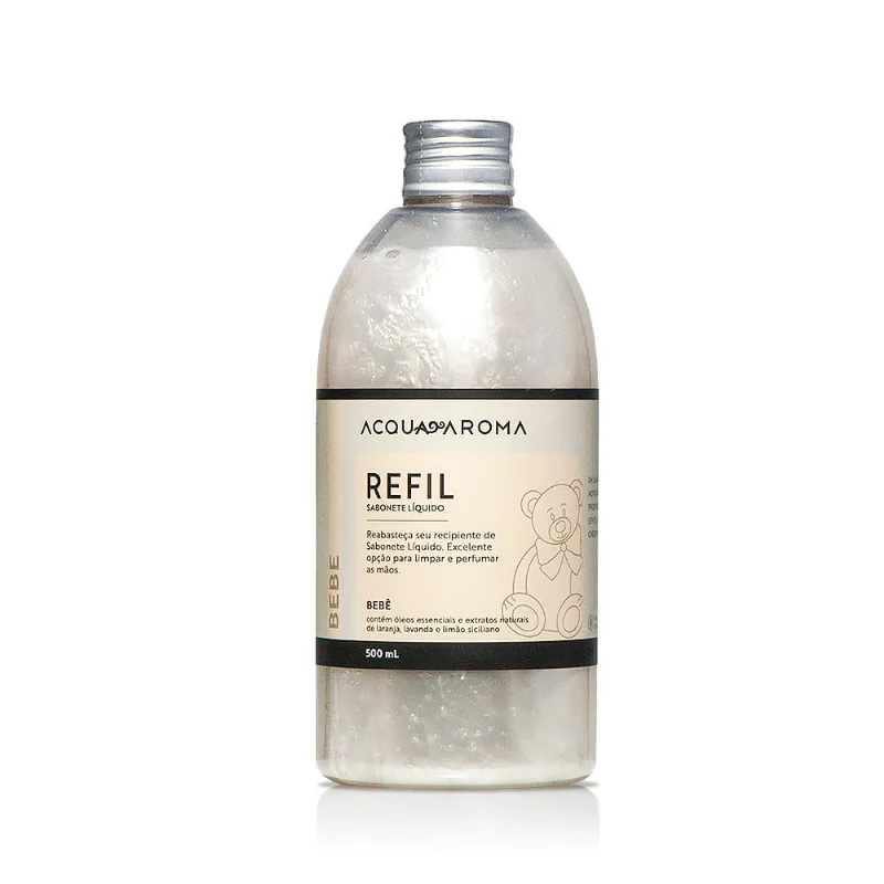 Sabonete Líquido Bebê Novo Refil 500ml Bebê Bebê