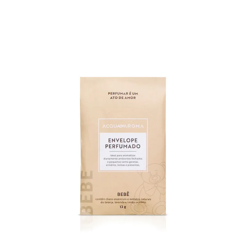 Envelope Perfumado Bebê Novo 12g Bebê Bebê