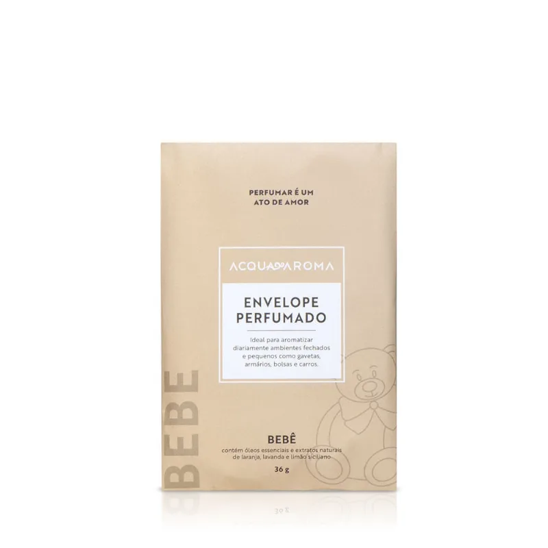Envelope Perfumado Bebê Novo 36g Bebê Bebê
