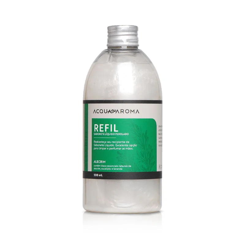 Sabonete Líquido Dia a Dia Refil 500ml Perolado Alecrim Alecrim