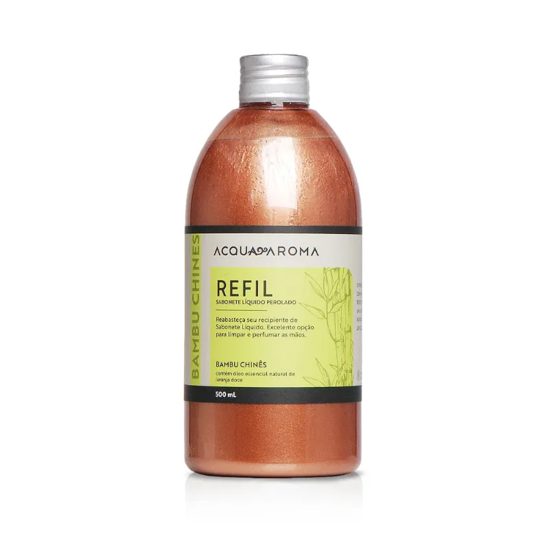 Sabonete Líquido Dia a Dia Refil 500ml Perolado Bambu Chinês Bambu Chinês