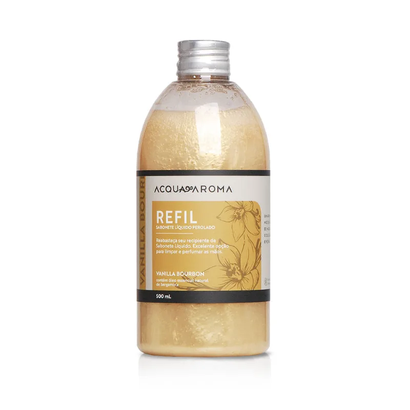 Sabonete Líquido Dia a Dia Refil 500ml Perolado Vanilla Bourbon Vanilla Bourbon