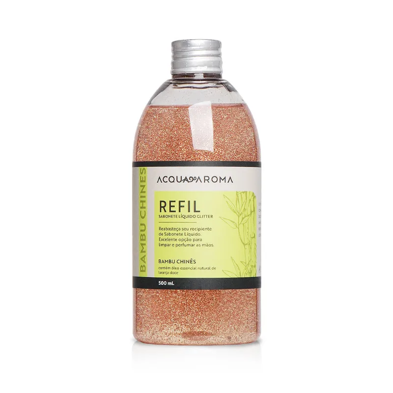 Sabonete Líquido Dia a Dia Refil 500ml Glitter Bambu Chinês Bambu Chinês