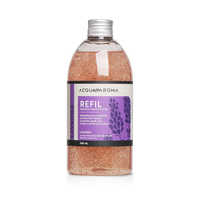 Sabonete Líquido Dia a Dia Refil 500ml Glitter Lavanda Lavanda