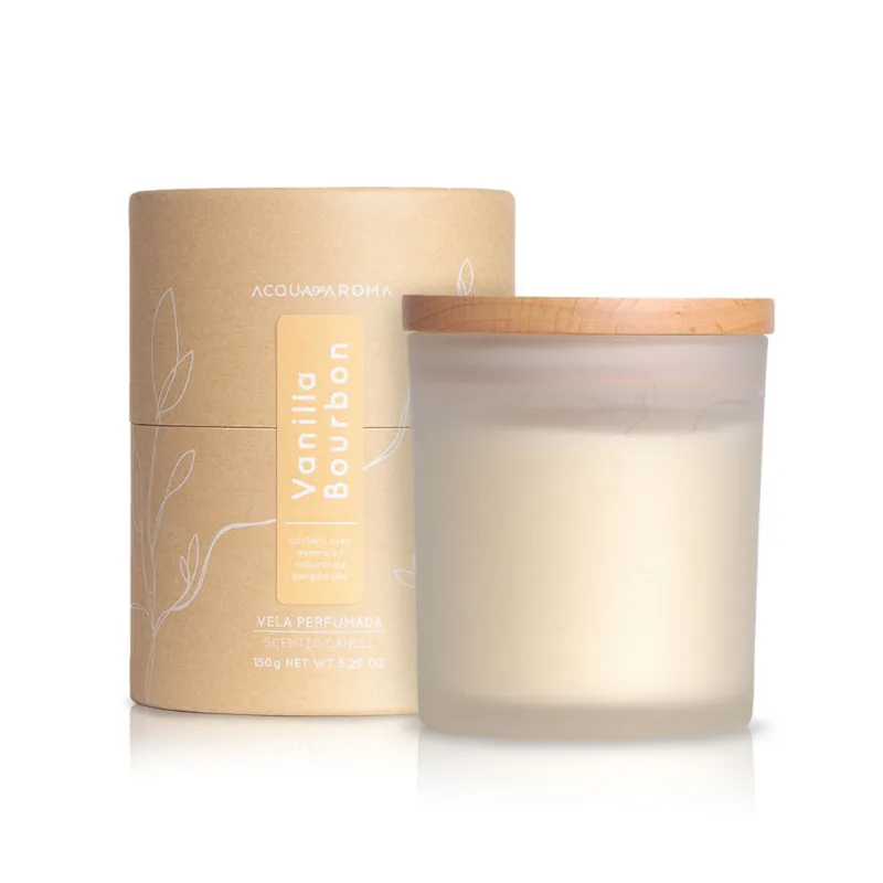 Vela Perfumada Naturals 150g Vanilla Bourbon Vanilla Bourbon
