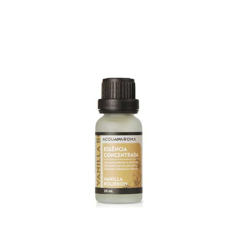 Essência Concentrada Dia a Dia 20ml c/ Gotejador Vanilla Bourbon Vanilla Bourbon
