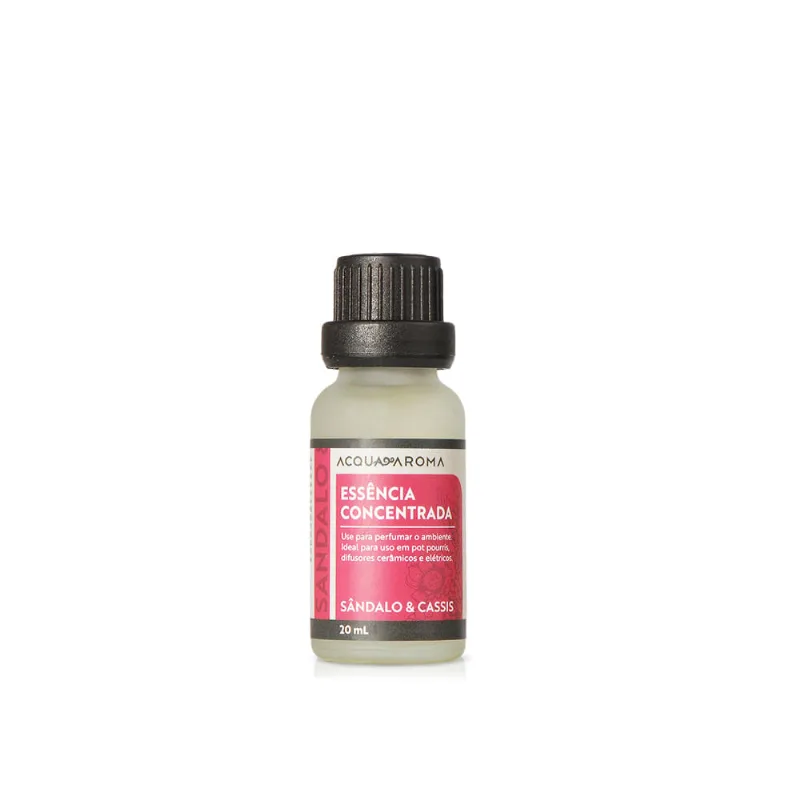 Essência Concentrada Dia a Dia 20ml c/ Gotejador Sândalo e Cassis Sândalo e Cassis