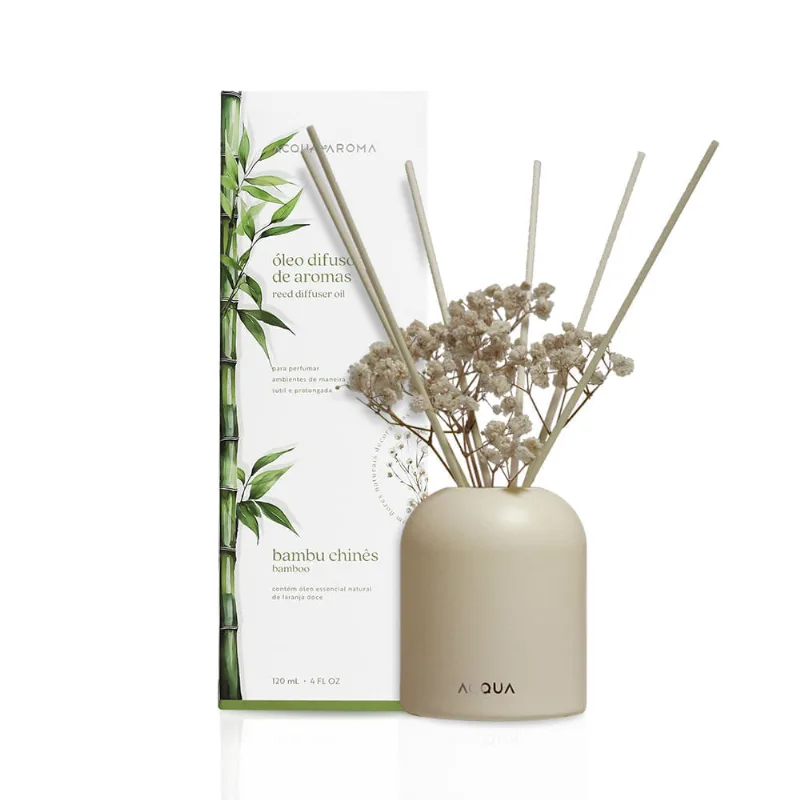 Difusor Varetas Dia a Dia 120ml Bambu Chinês Bambu Chinês
