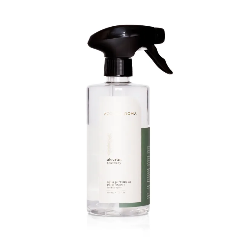 Água Perfumada para Roupas Dia a Dia 500ml Alecrim Alecrim