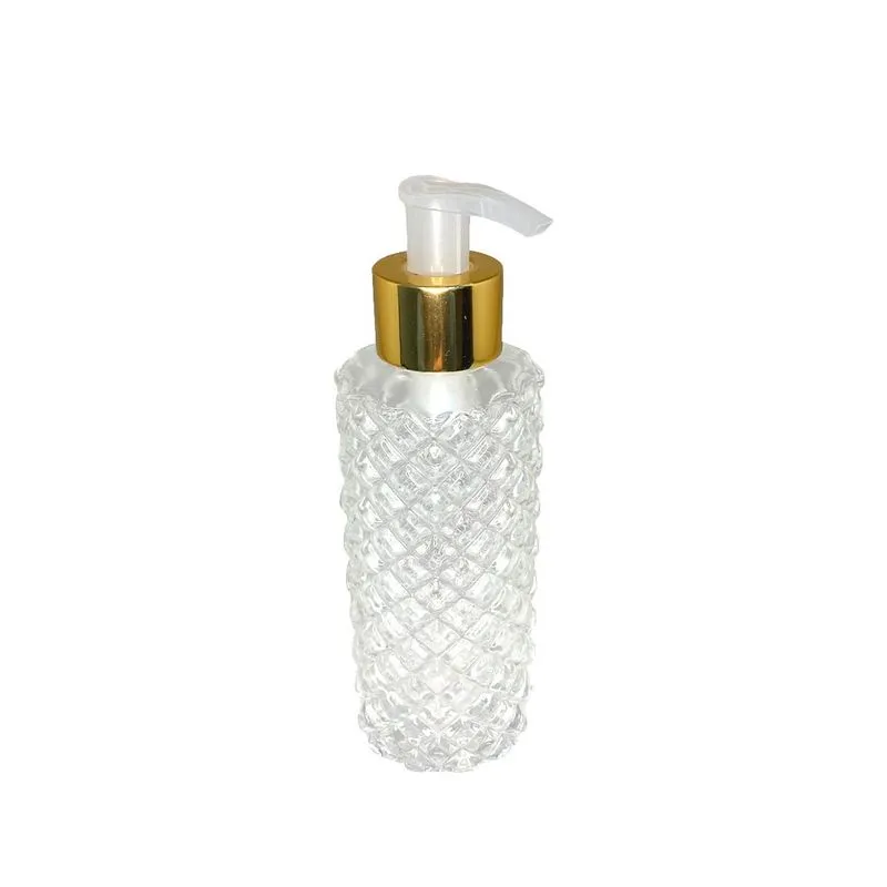 Saboneteira Vidro Para Alcool E Sabão Com Valvula Topen Home