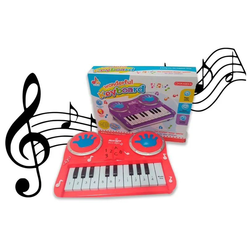 Teclado Mini Piano Musical Educativo Brinquedo Bebe Infantil